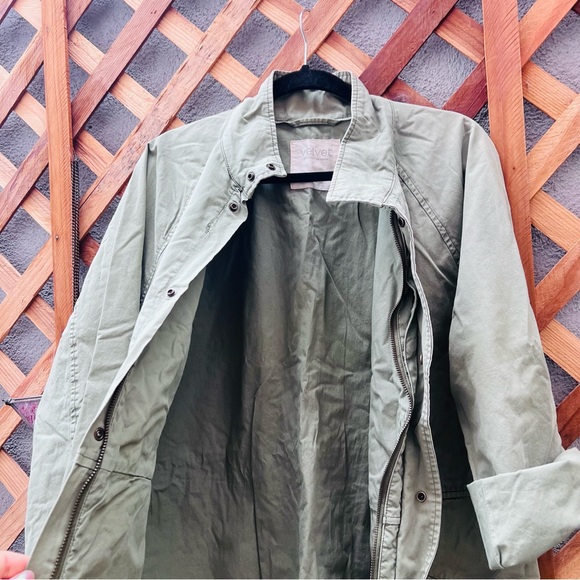 Velvet by Jenny Graham olive green utility jacket - Picture 5 of 12